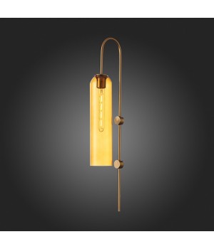 SL1145.391.01 Светильник настенный ST-Luce Латунь/Янтарный E27 1*60W CALLANA-foto7