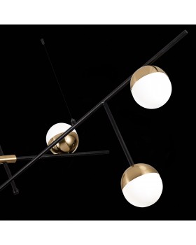 SL1507.422.06 Люстра потолочная ST-Luce Черный/Белый, Золотистый G9 6*5W 4000K ALBERO-foto6