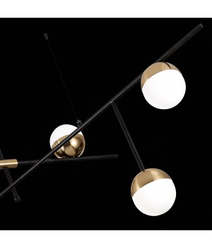 SL1507.422.06 Люстра потолочная ST-Luce Черный/Белый, Золотистый G9 6*5W 4000K ALBERO-foto6