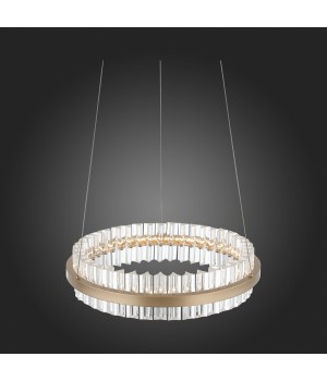 SL383.203.01 Светильник подвесной ST-Luce Золотистый/Золотистый, Прозрачный LED 1*34W 3000K CHERIO-foto3