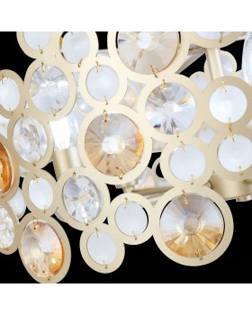 SL1172.203.05 Светильник подвесной ST-Luce Золотистый/Золотистый, Прозрачный E14 5*60W NAMIO-foto6