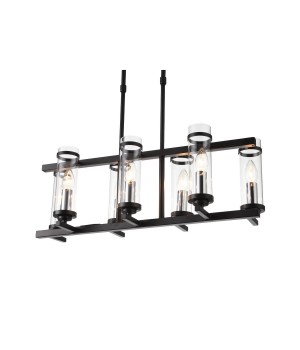 SL334.403.07 Люстра подвесная ST-Luce Черный, Никель/Прозрачный E14 7*60W BICHERO-foto2