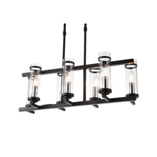 SL334.403.07 Люстра подвесная ST-Luce Черный, Никель/Прозрачный E14 7*60W BICHERO-foto2