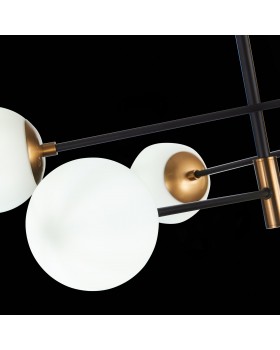 SL1203.402.06 Люстра потолочная ST-Luce Бронза,Черный/Белый E27 6*40W LIMANO-foto6