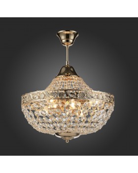 SL669.203.06 Люстра подвесная ST-Luce Французское золото/Прозрачный E14 6*40W ANTICATO-foto3