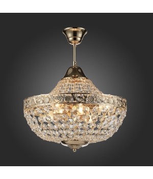 SL669.203.06 Люстра подвесная ST-Luce Французское золото/Прозрачный E14 6*40W ANTICATO-foto3