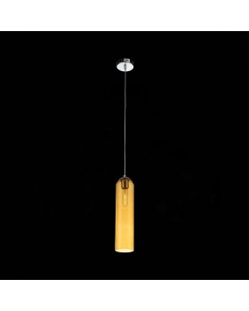 SL1145.193.01 Светильник подвесной ST-Luce Хром/Янтарный E27 1*60W CALLANA-foto4