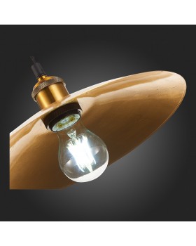 SL1017.203.01 Светильник подвесной ST-Luce Черный/Золотистый E27 1*60W ROMO-foto12