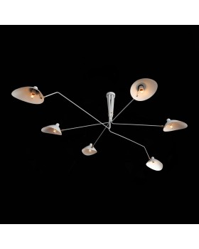 SL305.502.06 Люстра потолочная ST-Luce Белый/Белый E27 5*60W SPRUZZO-foto9