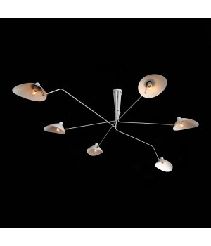 SL305.502.06 Люстра потолочная ST-Luce Белый/Белый E27 5*60W SPRUZZO-foto9