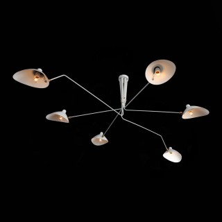 SL305.502.06 Люстра потолочная ST-Luce Белый/Белый E27 5*60W SPRUZZO-foto9