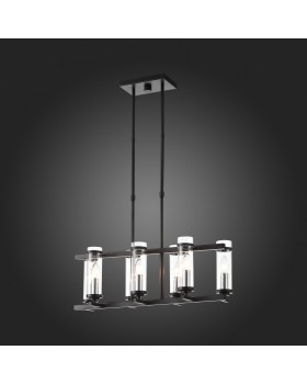 SL334.403.07 Люстра подвесная ST-Luce Черный, Никель/Прозрачный E14 7*60W BICHERO-foto6