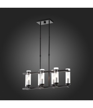 SL334.403.07 Люстра подвесная ST-Luce Черный, Никель/Прозрачный E14 7*60W BICHERO-foto6