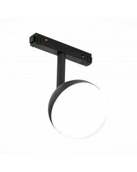 ST358.446.07 Магнитный трековый светильник Черный LED 1*7W 4000K 520Lm Ra>80 120° IP20 L120xW90xH192 48V PIBOLE-foto3
