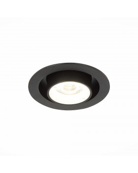 ST702.438.12 Св-к встр. Черный LED 1*12W 3000K 900Lm Ra80 24° IP20 D90xH92 180-240V ST702