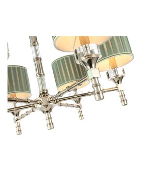 SL1121.103.06 Люстра подвесная ST-Luce Никель/Оливковый E14 6*40W OLEO-foto3