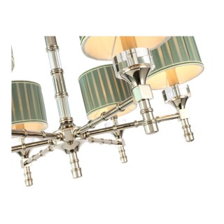 SL1121.103.06 Люстра подвесная ST-Luce Никель/Оливковый E14 6*40W OLEO-foto3