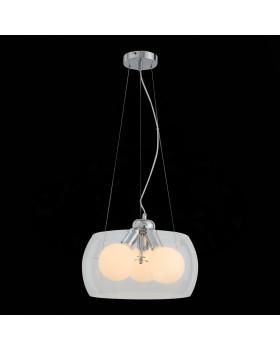 SL512.113.03 Светильник подвесной ST-Luce Хром/Прозрачный E27 Globe 3*100W UOVO-foto4