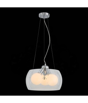 SL512.113.03 Светильник подвесной ST-Luce Хром/Прозрачный E27 Globe 3*100W UOVO-foto4