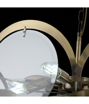 SL1161.373.09 Люстра подвесная ST-Luce Бронза/Дымчатый E14 9*60W FAZIA-foto10