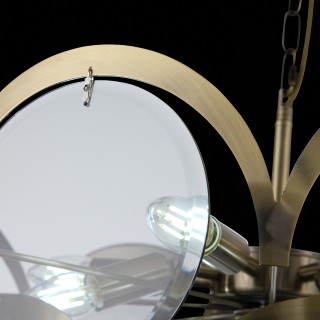 SL1161.373.09 Люстра подвесная ST-Luce Бронза/Дымчатый E14 9*60W FAZIA-foto10