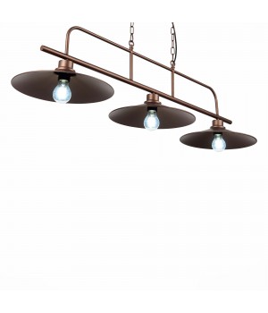 SL265.403.03 Люстра подвесная ST-Luce Кофейный/Кофейный E27 3*60W SСARNO-foto4