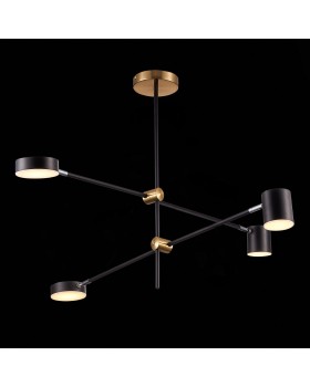 SL1604.432.04 Светильник потолочный ST-Luce Черный, Латунь/Черный LED 4*5W 3000K RODRIGO-foto4