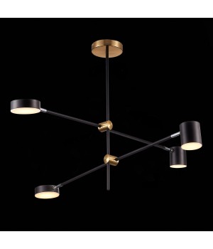 SL1604.432.04 Светильник потолочный ST-Luce Черный, Латунь/Черный LED 4*5W 3000K RODRIGO-foto4