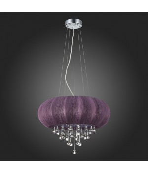 SL350.093.05 Люстра подвесная ST-Luce Хром/Фиолетовый E14 5*40W PREFERITA-foto4