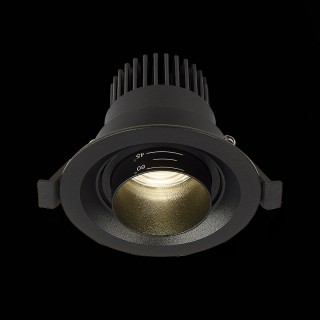 ST701.448.07 Св-к встр. Zoom Черный LED 1*7W 4000K 560Lm Ra 15°-60° IP20 D90xH65 170-240V ST701-foto5