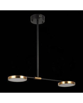 SL1605.403.02 Светильник подвесной ST-Luce Черный/Латунь, Белый LED 2*8,5W 3000K FARONE-foto4