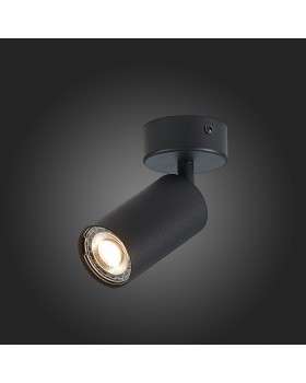 ST303.402.01 Потолочный светильник Мат. черный GU10 1*50W L100xW54xH168 220V Без ламп DARIO-foto5