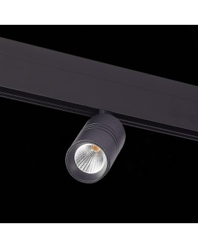 ST365.436.07 Магнитный трековый светильник Черный LED 1*7W 3000K 595Lm Ra>80 36° IP20 L-xW44xH90 48V LEMMI-foto5