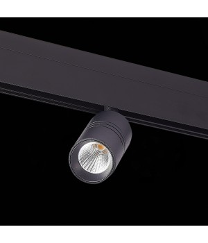 ST365.436.07 Магнитный трековый светильник Черный LED 1*7W 3000K 595Lm Ra>80 36° IP20 L-xW44xH90 48V LEMMI-foto5