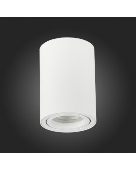 ST108.507.01 Светильник потолочный Мат. белый GU10 1*50W D70xH100 220V Без ламп TORUS-foto6