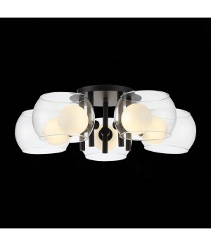 SL1483.402.05 Светильник потолочный ST-Luce Черный/Прозрачный, Белый G9 5*5W ELLETO-foto10