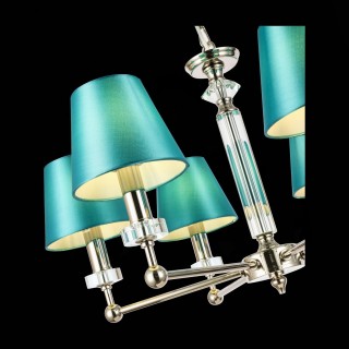 SL1755.173.06 Люстра подвесная ST-Luce Никель/Зеленый E14 6*40W VIORE-foto6