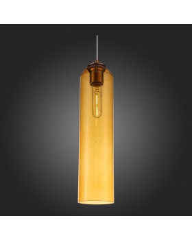 SL1145.393.01 Светильник подвесной ST-Luce Латунь/Янтарный E27 1*60W CALLANA-foto8