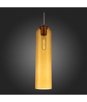 SL1145.393.01 Светильник подвесной ST-Luce Латунь/Янтарный E27 1*60W CALLANA-foto8