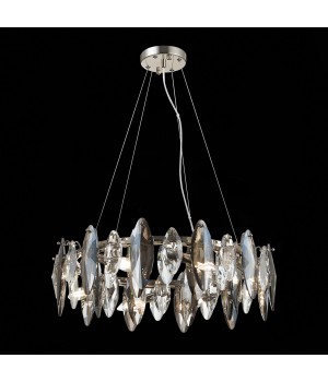 SL1227.103.08 Люстра подвесная ST-Luce Никель/Прозрачный E14 8*40W ANCONA-foto4