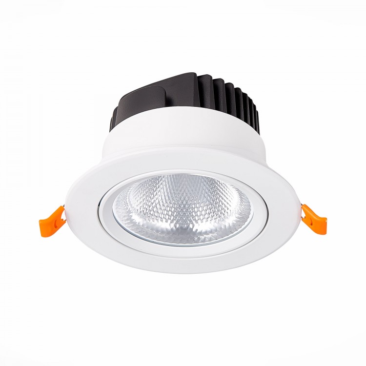 ST211.538.15.24 Св-к встр. Белый LED 1*15W 3000K 1 125Lm Ra80 24° IP20 D109xH65 220-240V MIRO