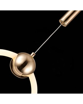 SL1578.203.01 Подвес ST-Luce Золотистый/Золотистый, Белый LED 1*15W 3000K GIERA-foto6