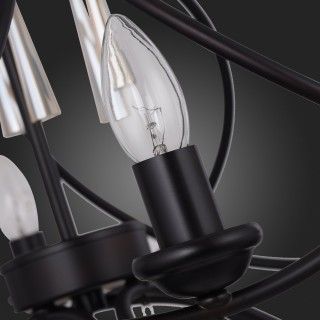 SL335.303.09 Люстра подвесная ST-Luce Коричневая бронза E14 9*60W ANEVITA-foto12