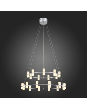 SL799.103.21 Люстра подвесная ST-Luce Хром/Белый LED 21*4W 3200K CILINDRO-foto5