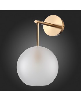 SL1133.501.01 Бра ST-Luce Латунь/Белый E27 1*40W BOPONE-foto4