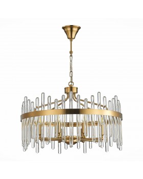SL1167.303.08 Светильник подвесной ST-Luce Латунь/Латунь, Прозрачный E14 8*40W TELLURIO-foto2