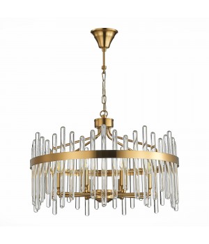 SL1167.303.08 Светильник подвесной ST-Luce Латунь/Латунь, Прозрачный E14 8*40W TELLURIO-foto2