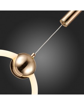 SL1578.203.01 Подвес ST-Luce Золотистый/Золотистый, Белый LED 1*15W 3000K GIERA-foto9