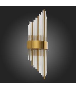 SL1158.301.02 Светильник настенный ST-Luce Латунь/Латунь, Прозрачный E14 2*60W NITIDO-foto4