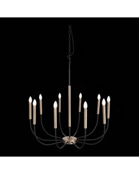 SLD008.423.10 Люстра подвесная ST-Luce Латунь, Черный E14 10*40W LAMDARIO-foto7